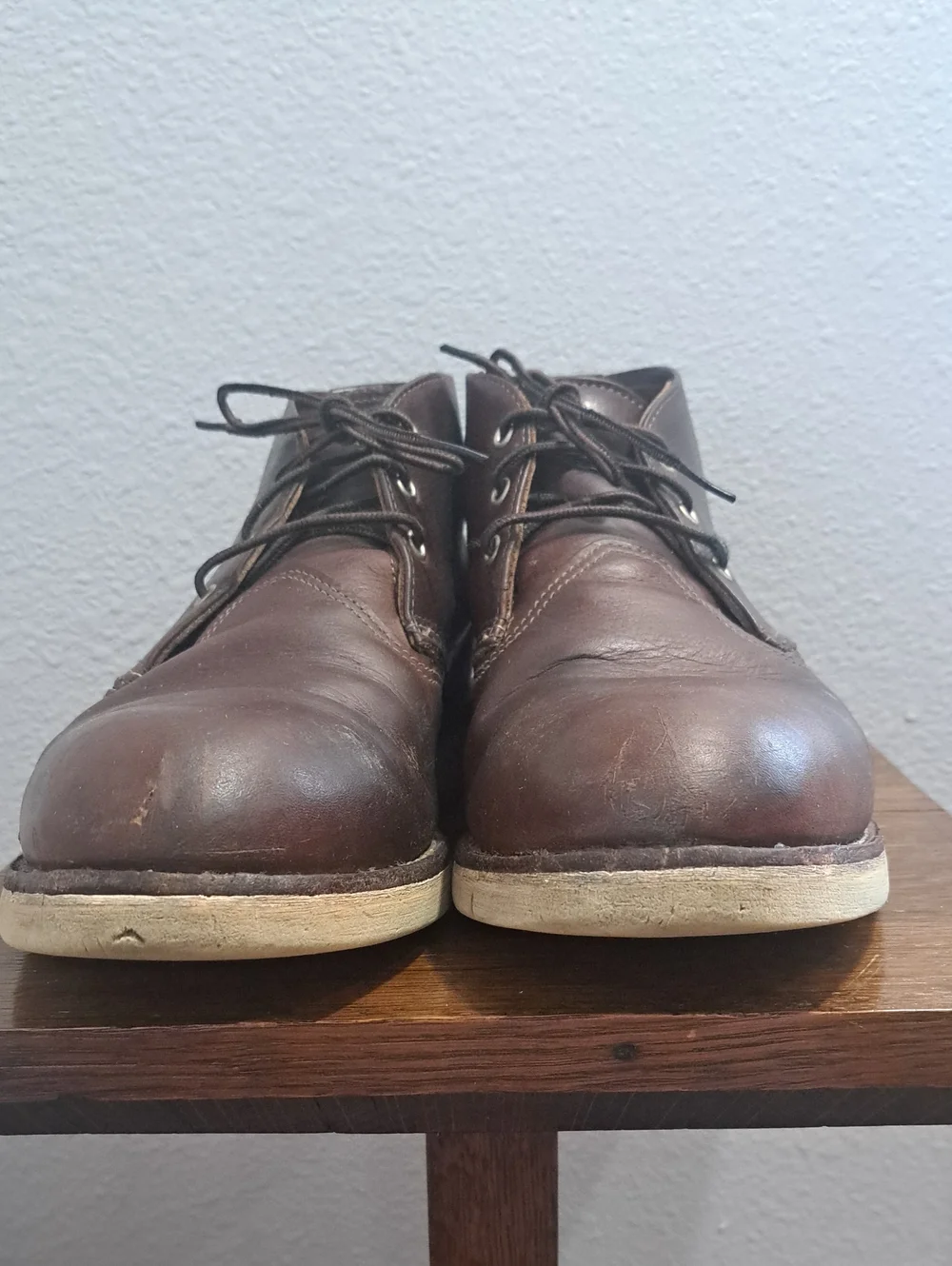 Red Wing Work Chukka Boots In Briar Oil Slick Leather Model 3141